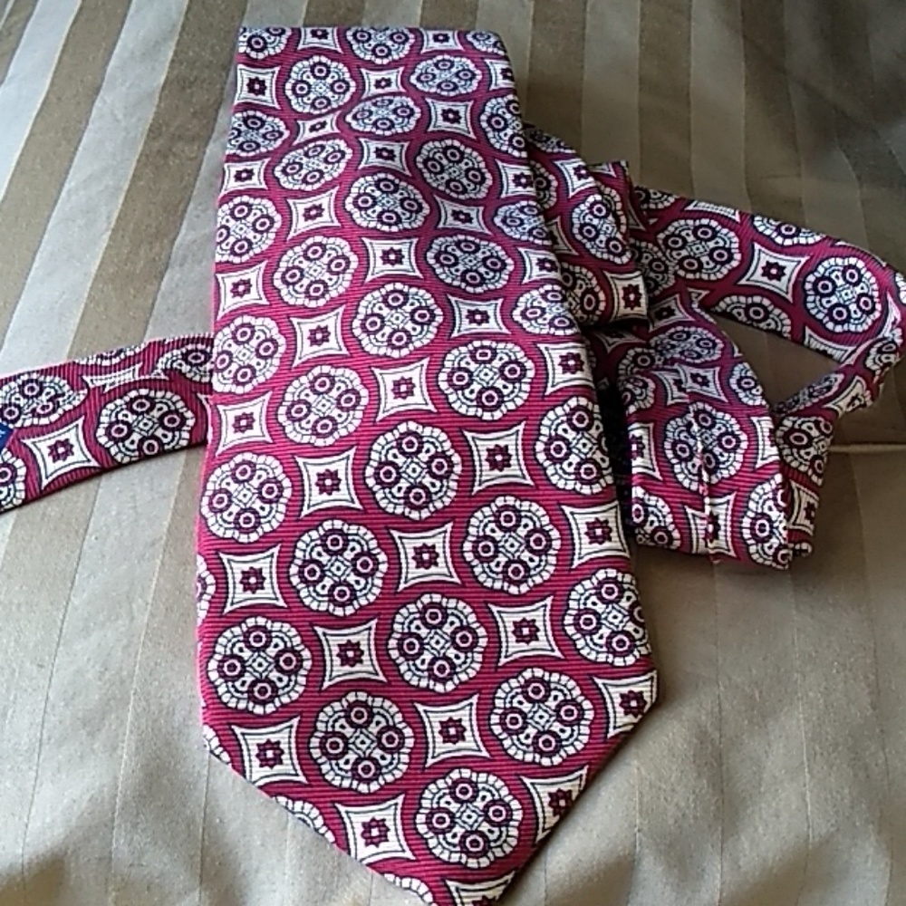 Polo tie Ralph Lauren gold and red